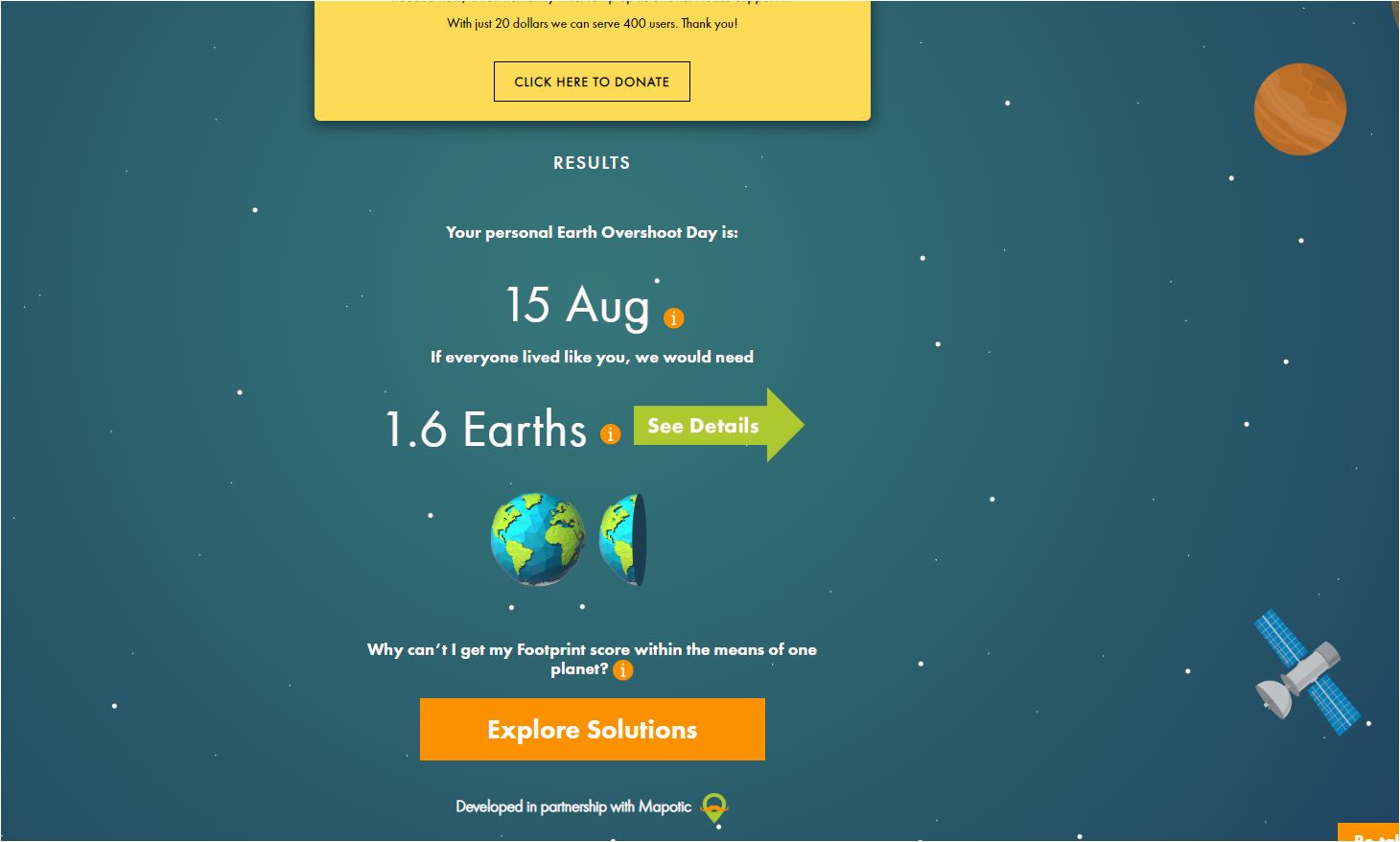 Footprint sans trajet vers le travail